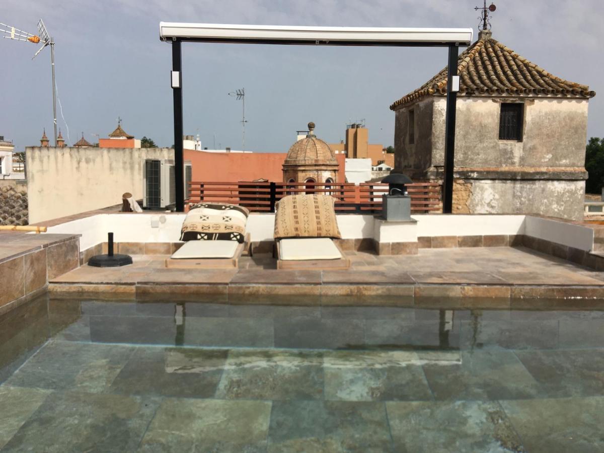 Casa Palacio En Jerez De La Frontera Con Piscina Privada Esterno foto