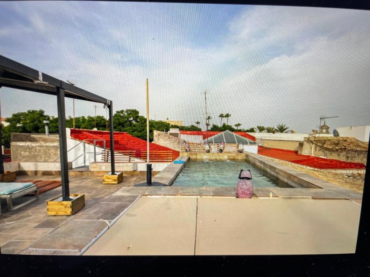 Casa Palacio En Jerez De La Frontera Con Piscina Privada Esterno foto